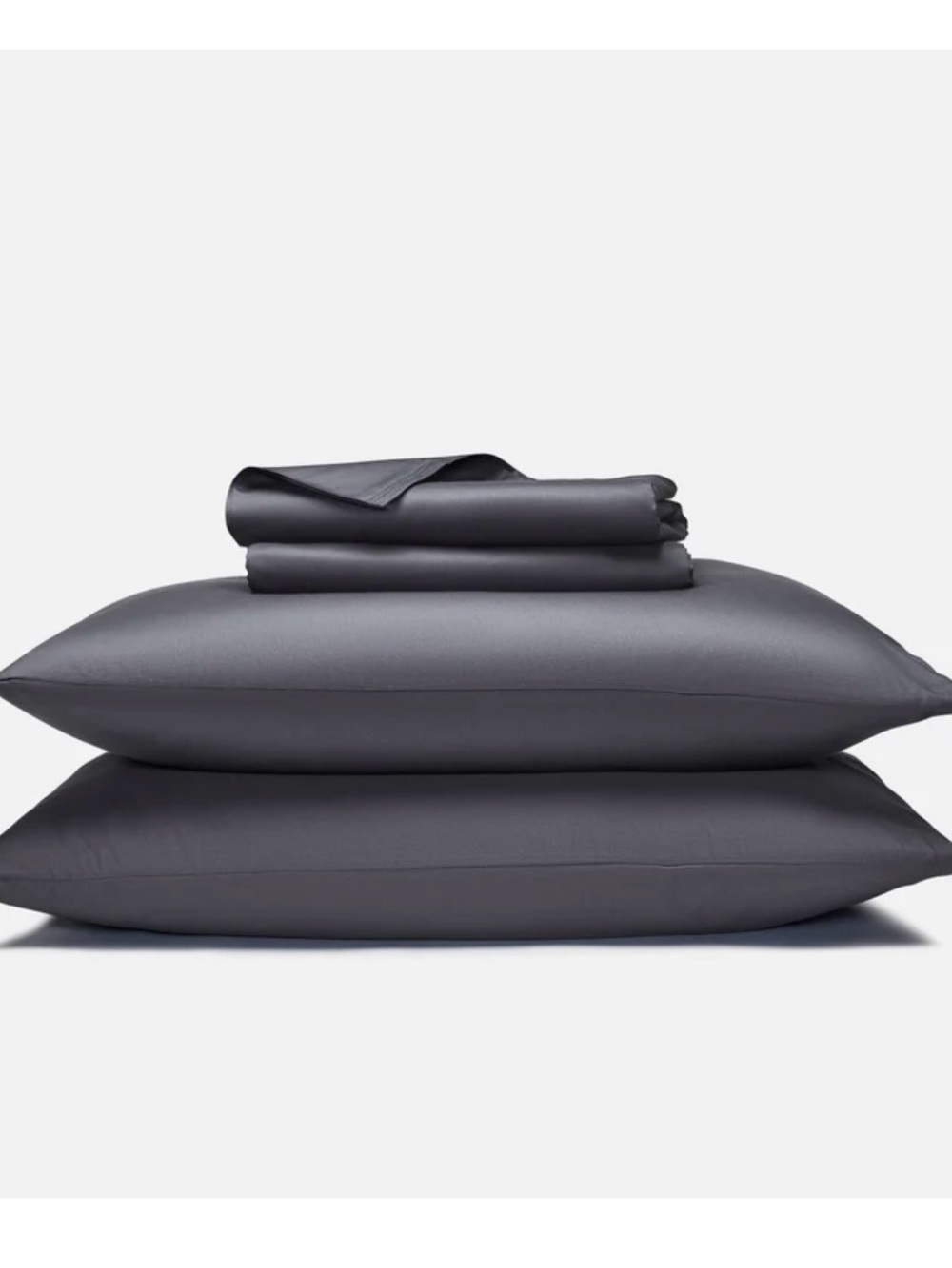 Brooklinen Luxe Sateen Core Sheet Set in Slate Color - Picture 4 of 5